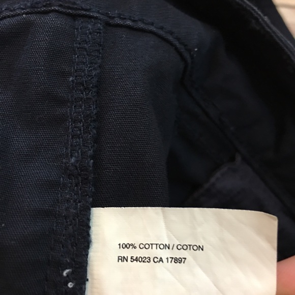 SOLD 4 GAP Straight Cropped Capri Navy Blue Pants - Picture 4 of 8